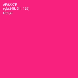 #F8227E - Rose Color Image