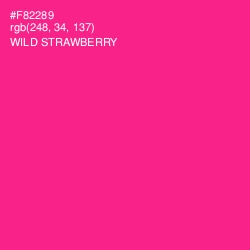 #F82289 - Wild Strawberry Color Image