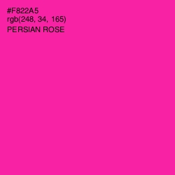 #F822A5 - Persian Rose Color Image