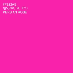 #F822AB - Persian Rose Color Image