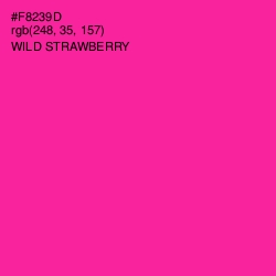 #F8239D - Wild Strawberry Color Image