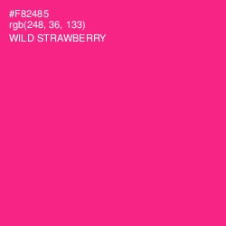 #F82485 - Wild Strawberry Color Image