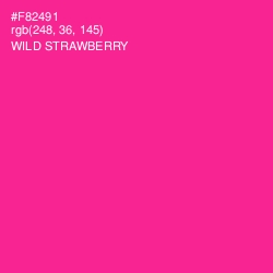 #F82491 - Wild Strawberry Color Image