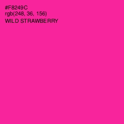 #F8249C - Wild Strawberry Color Image