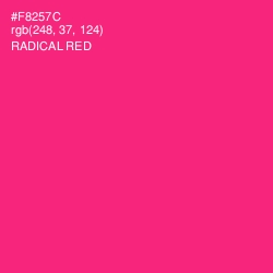 #F8257C - Radical Red Color Image