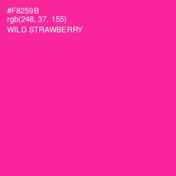 #F8259B - Wild Strawberry Color Image