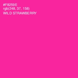 #F8259E - Wild Strawberry Color Image