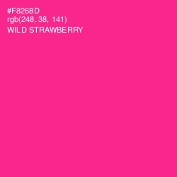 #F8268D - Wild Strawberry Color Image