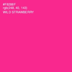 #F8288F - Wild Strawberry Color Image