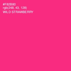 #F82B80 - Wild Strawberry Color Image