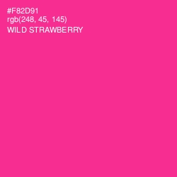 #F82D91 - Wild Strawberry Color Image