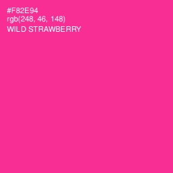 #F82E94 - Wild Strawberry Color Image
