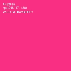 #F82F82 - Wild Strawberry Color Image