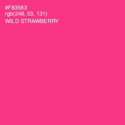 #F83583 - Wild Strawberry Color Image