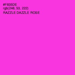 #F835DE - Razzle Dazzle Rose Color Image