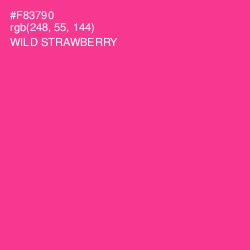 #F83790 - Wild Strawberry Color Image