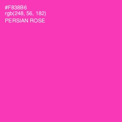 #F838B6 - Persian Rose Color Image