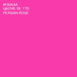 #F83AAA - Persian Rose Color Image