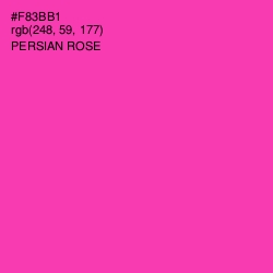 #F83BB1 - Persian Rose Color Image