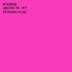 #F83BBB - Persian Rose Color Image