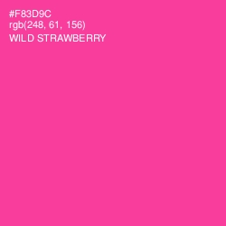 #F83D9C - Wild Strawberry Color Image