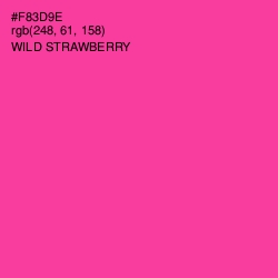 #F83D9E - Wild Strawberry Color Image