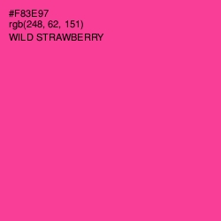 #F83E97 - Wild Strawberry Color Image