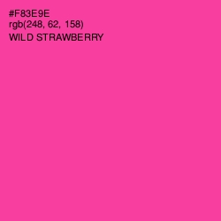 #F83E9E - Wild Strawberry Color Image