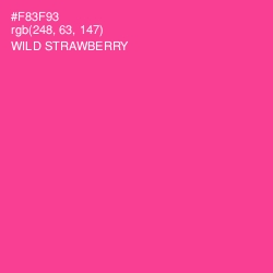 #F83F93 - Wild Strawberry Color Image