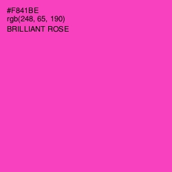 #F841BE - Brilliant Rose Color Image