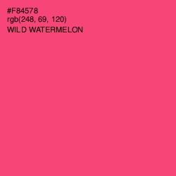 #F84578 - Wild Watermelon Color Image