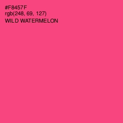 #F8457F - Wild Watermelon Color Image