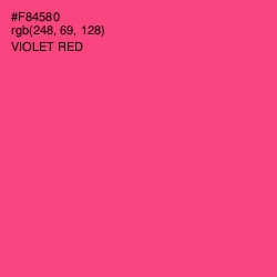 #F84580 - Violet Red Color Image