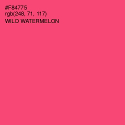 #F84775 - Wild Watermelon Color Image