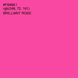 #F848A1 - Brilliant Rose Color Image