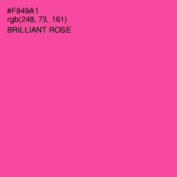 #F849A1 - Brilliant Rose Color Image