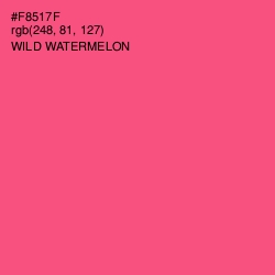 #F8517F - Wild Watermelon Color Image
