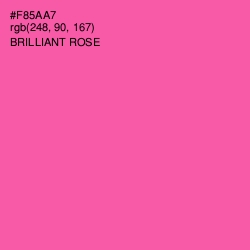 #F85AA7 - Brilliant Rose Color Image