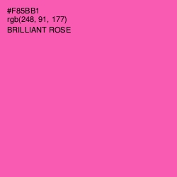 #F85BB1 - Brilliant Rose Color Image