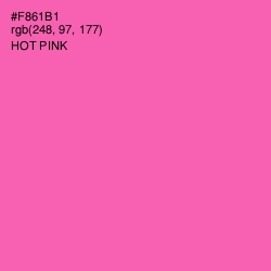 #F861B1 - Hot Pink Color Image