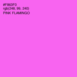 #F863F0 - Pink Flamingo Color Image