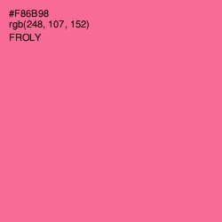 #F86B98 - Froly Color Image