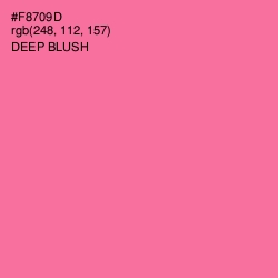 #F8709D - Deep Blush Color Image