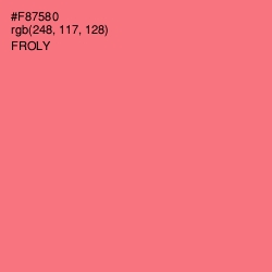 #F87580 - Froly Color Image