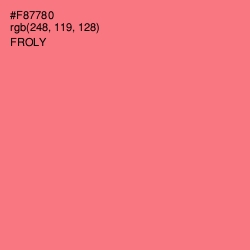 #F87780 - Froly Color Image