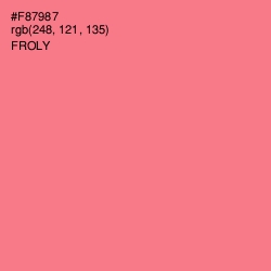 #F87987 - Froly Color Image