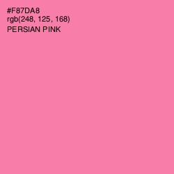 #F87DA8 - Persian Pink Color Image