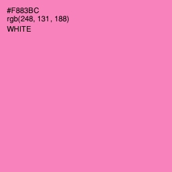 #F883BC - Tickle Me Pink Color Image