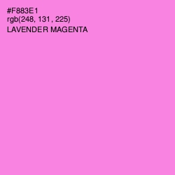 #F883E1 - Lavender Magenta Color Image