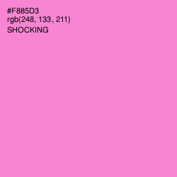 #F885D3 - Shocking Color Image
